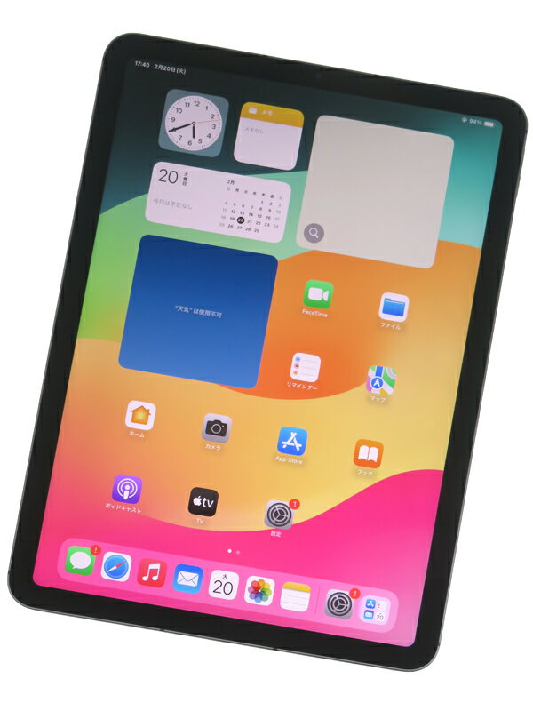 【Apple】アップル『iPad Air 第5世代 Wi-Fi+Cellular 64GB SIMロック解除済 ソフトバンク スペースグレイ』MM6R3J/A 2022年発売 タブレット 1週間保証【中古】