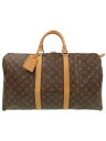 【LOUIS VUITTON】ルイヴィトン『モノグラム キーポル50』M41426 メンズ レディース ボストンバッグ 1週間保証【中古】