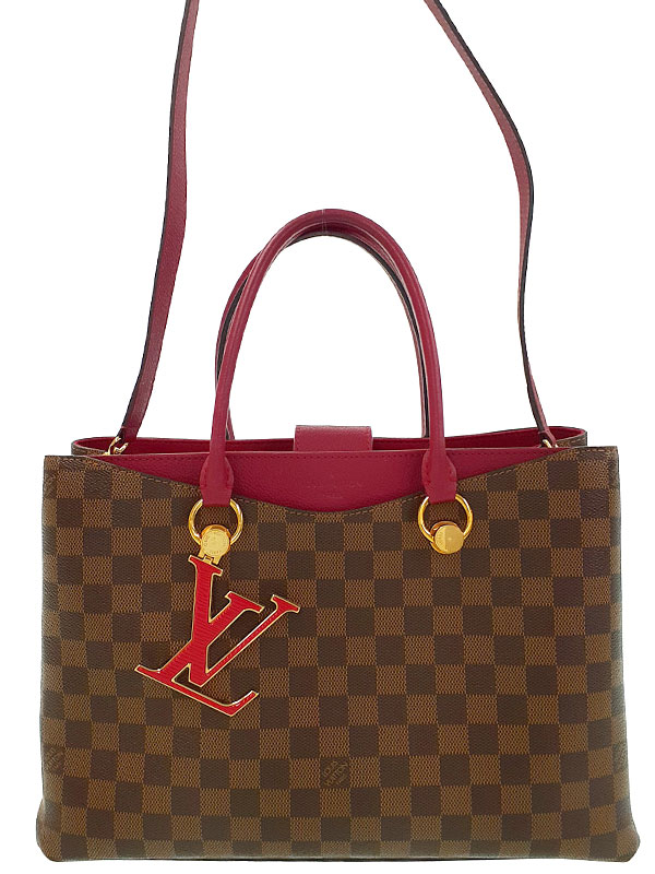 【LOUIS VUITTON】ルイヴィトン『ダミエ LVリバーサイド』N40052 レディース 2WAYバッグ 1週間保証【中古】