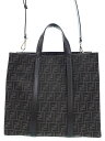 【FENDI】フェンディ『FFジャガード ショッパー バッグ』7VA390 メンズ 2WAYバッグ 1週間保証【中古】