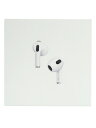 【Apple】【未使用品】アップル『MagSafe充電ケース付き AirPods 第3世代』MME73J/A 完全ワイヤレスイヤホン 1週間保証【中古】 名　称 MagSafe充電ケース付き AirPods 第3世代 型　番 MME73J/A 種　類 完全ワイヤレスイヤホン 付属品 MagSafe充電ケース、Lightning - USB-Cケーブル、マニュアル 保証期間 1週間保証 ランク SA品 状　態 未開封未使用品です。保証期間不明のため新品ではなく未使用品としての掲載になります。 外箱にスレが見られますが、本体・付属品に影響は見られません。 ●タイプ：インナーイヤー ●接続：Bluetooth 5.0 ●最大連続再生時間：6 時間 ●重量(左右各)：4.28 g ●シリアル番号：M5729C00W5 JAN:4549995297102 ※「アップル 保証期間」と検索し、記載のシリアル番号で調べていただくと保証内容が確認出来ます。 ※「apple care+」に関しましては、保証期間が変更される可能性がございます。