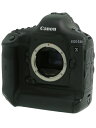 【Canon】キヤノン『EOS-1D X ボディー』EOS-1DX 2012年6月発売 デジタル一眼レフカメラ 1週間保証【中古】 名　称 EOS-1D X ボディー 型　番 EOS-1DX 年　式 2012年6月発売 種　類 デジタル一眼レフカメラ 付属品 バッテリーチャージャー、バッテリーパック、アイカップ、カメラカバー 保証期間 1週間保証 ランク B 品 状　態 中古品です。使用感があり、本体外装にスレ、ファインダー内部にホコリの混入、モニターにキズが見られます。動作確認済みです。 ※シャッター回数：不明 ●マウント：キヤノンEFマウント ※EF-Sレンズ非対応 ●記録媒体：CFカード (タイプI、II準拠、UDMAモード 7対応) ●有効画素数：約1,810万画素 ●動画(MOV)： ・1920×1080 Full HD (29.97p, 23.98p, 25.00p) ・1280×720 HD (59.94p, 50.00p) ・640×480 SD (29.97p, 25.00p) ●液晶サイズ：3.2型ワイド ●無線：ワイヤレストランスミッター WFT-E6 (別売)にて対応 ●大きさ：約 幅158× 高さ163.6× 奥行82.7 mm ●質量(CIPAガイドラインによる)：約 1,530 g ※ファームウエアVersion 1.1.1にPTP通信の脆弱性が見られるため、Version 2.1.1以降のアップデートをお願いします。