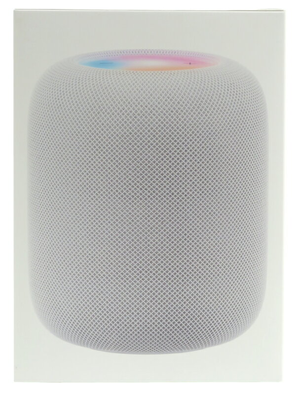 【Apple】【未使用品】アップル『HomePod 第2世代 ホワイト』MQJ83J/A 2023年2月発売 スマートスピーカー 1週間保証【中古】