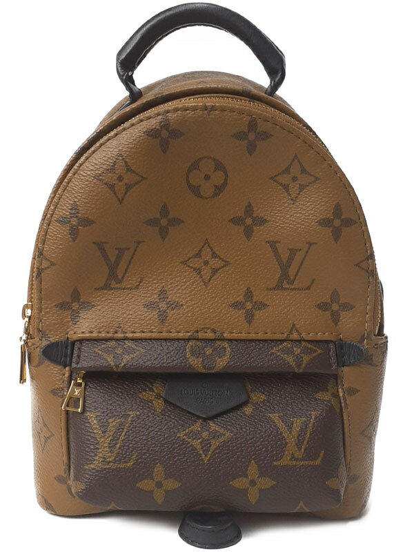 【LOUIS VUITTON】ルイヴィトン『モノグラム リバース パームスプリングス バックパックMINI』M44872 レディース 1週間保証【中古】