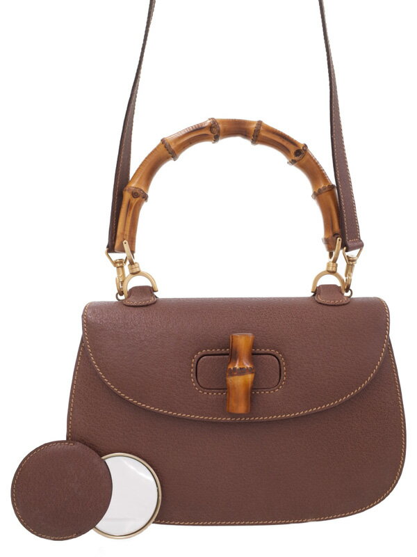 GUCCI】グッチ『バンブー 2WAYハンドバッグ』000・2113・0633 GUCCI】グッチ『バンブー 2WAYハンドバッグ』000・2113・0633