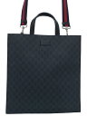 【GUCCI】グッチ『ソフトGGスプリーム トートバッグ』495559 メンズ 2WAYバッグ 1週 ...