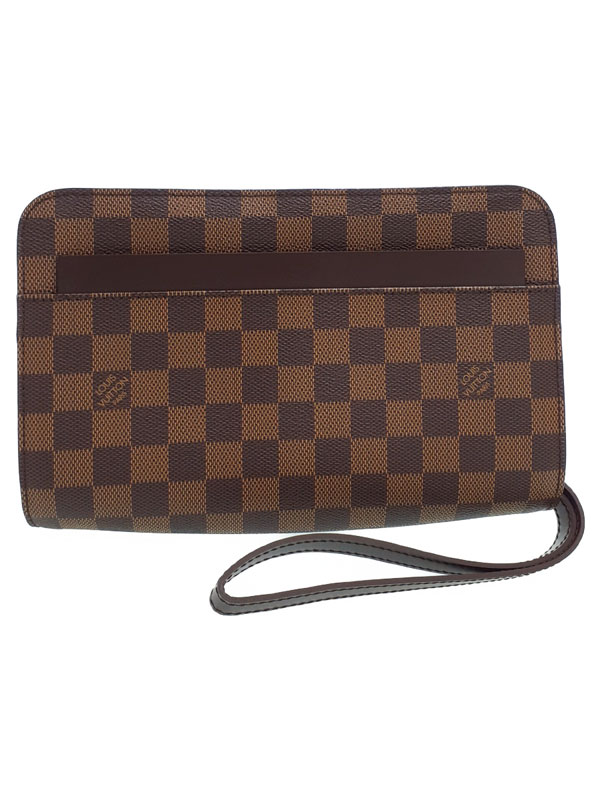 【LOUIS VUITTON】ルイヴィトン『ダミエ サンルイ』N51993 メンズ セカンドバッグ 1週間保証【中古】