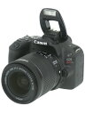 【Canon】キヤノン『EOS Kiss X9 EF-S18-55 IS STM レンズキット ブラック』2017年7月発売 デジタル一眼レフカメラ 1週間保証【中古】