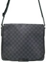 【LOUIS VUITTON】ルイヴィトン『ダミエ グラフィット ダニエルMM』N58029 メンズ ショルダーバッグ 1週間保証【中古】