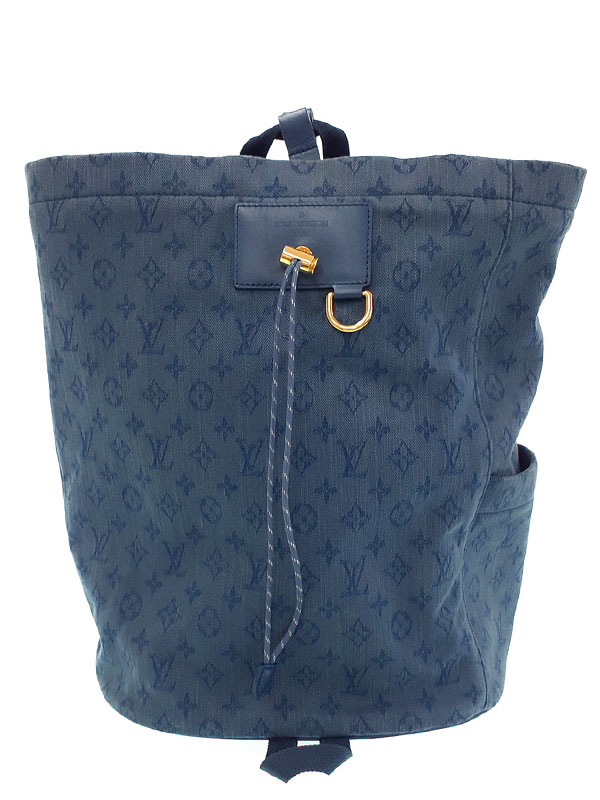 【LOUIS VUITTON】ルイヴィトン『モノグラム デニム チョーク バックパック』M44617 メンズ 1週間保証【中古】