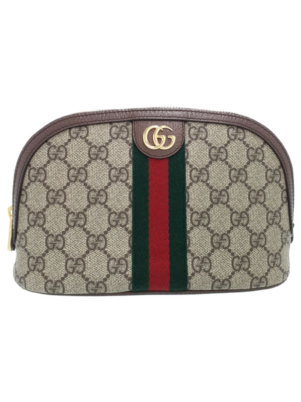 楽天高山質店【GUCCI】グッチ『オフィディア GGスプリーム ラージ コスメティックケース』625551 レディース 化粧ポーチ 1週間保証【中古】