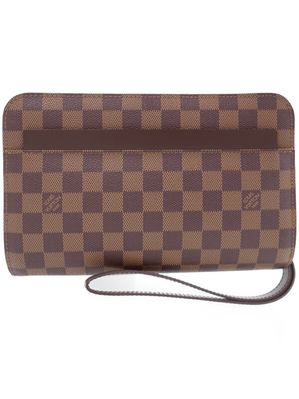 【LOUIS VUITTON】ルイヴィトン『ダミエ サンルイ』N51993 メンズ セカンドバッグ 1週間保証【中古】