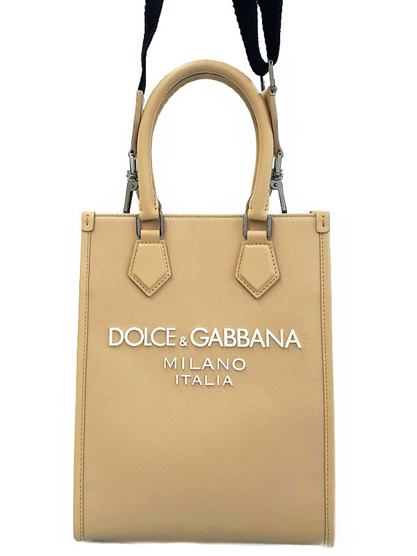 楽天高山質店【DOLCE＆GABBANA】ドルチェアンドガッバーナ『ラバライズドロゴ ナイロン スモールバッグ』BM2123 メンズ 2WAYバッグ 1週間保証【中古】