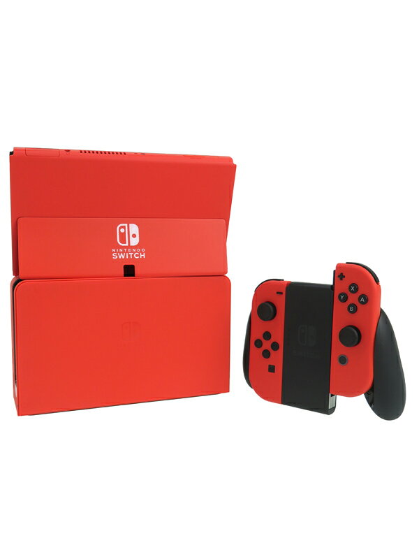 【Nintendo】【印有品】【訳あり未使用品】任天堂『Nintendo Switch 有機ELモデル マリオレッド』HEG-S-RAAAA ゲーム機本体 1週間保証【中古】