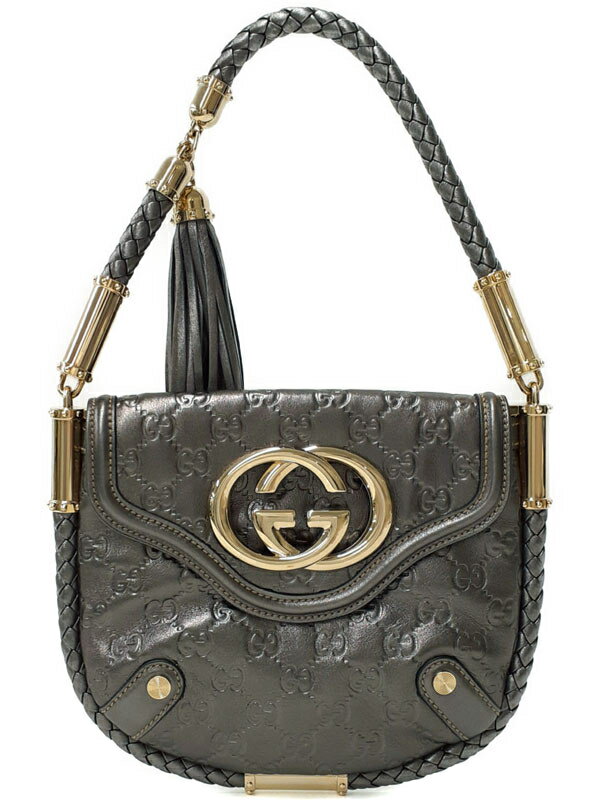 GUCCI】グッチ『グッチシマレザー ハンドバッグ』167733 GUCCI】グッチ『グッチシマレザー ハンドバッグ』167733