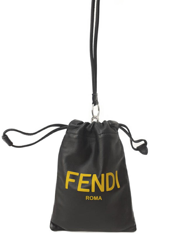 FENDI】フェンディ『ロゴ ストラップ付ポーチ』7AR898 FENDI】フェンディ『ロゴ ストラップ付ポーチ』7AR898