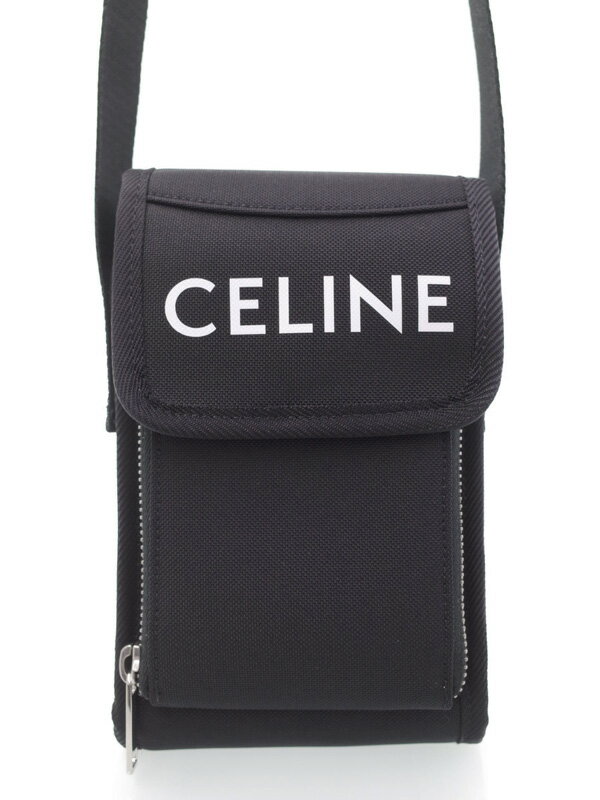 【 CELINE 】 メンズ ショルダー フォンポーチ グレー 2224195840014.jpg