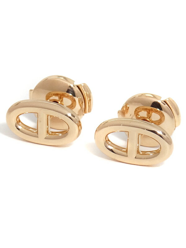 【HERMES】エルメス『K18PG シェーヌダンクル ピアス』1週間保証【中古】のサムネイル