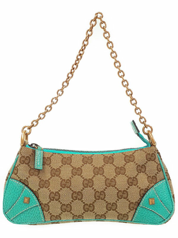 GUCCI】グッチ『GGキャンバス チェーンショルダーバッグ』120940 GUCCI】グッチ『GGキャンバス チェーンショルダーバッグ』120940