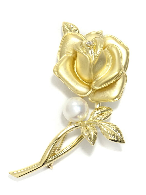 MIKIMOTO】ミキモト『K18YG グレースケリー コレクション パール MIKIMOTO】ミキモト『K18YG グレースケリー コレクション パール