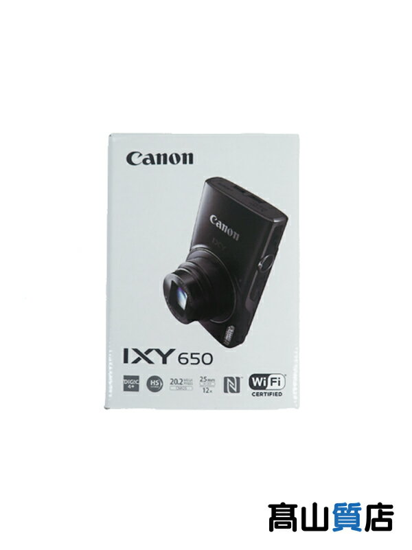 Canon】【印有品】【未使用品】キヤノン『IXY 650 ブラック Canon】【印有品】【未使用品】キヤノン『IXY 650 ブラック