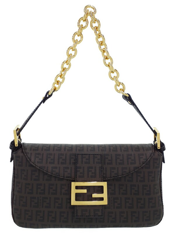 FENDI】フェンディ『ズッキーノ柄 チェーンハンドバッグ』8BR003 FENDI】フェンディ『ズッキーノ柄 チェーンハンドバッグ』8BR003