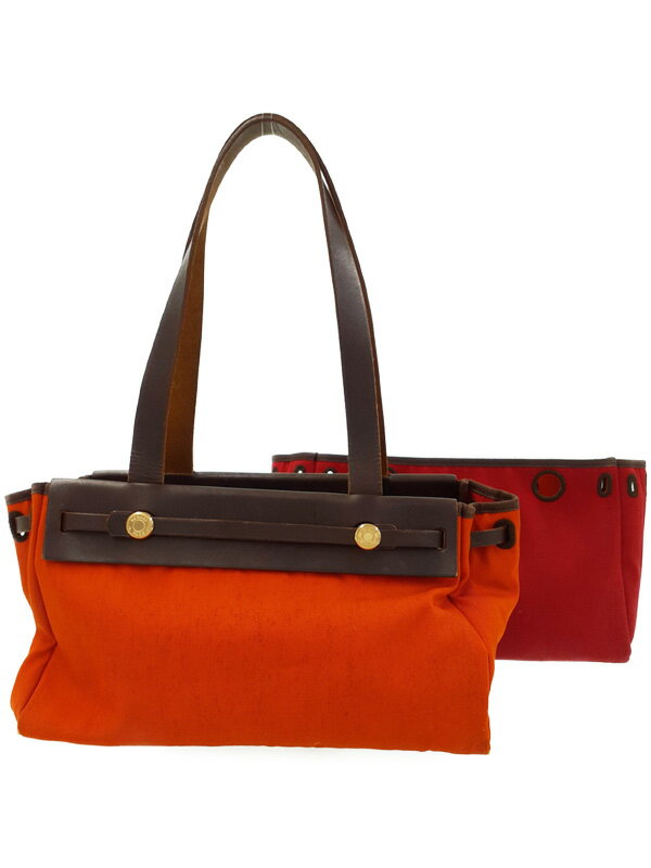 【HERMES】エルメス『エールバッグ カバスPM』□H刻印 2004年製 レディース トートバッグ 1週間保証【中古】