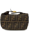【FENDI】フェンディ『ズッカ柄 バニティバッグ』レディース 化粧ポーチ 1週間保証【中古】
