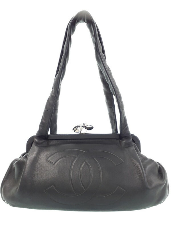 CHANEL】シャネル『ココマーク がま口 ハンドバッグ』レディース CHANEL】シャネル『ココマーク がま口 ハンドバッグ』レディース