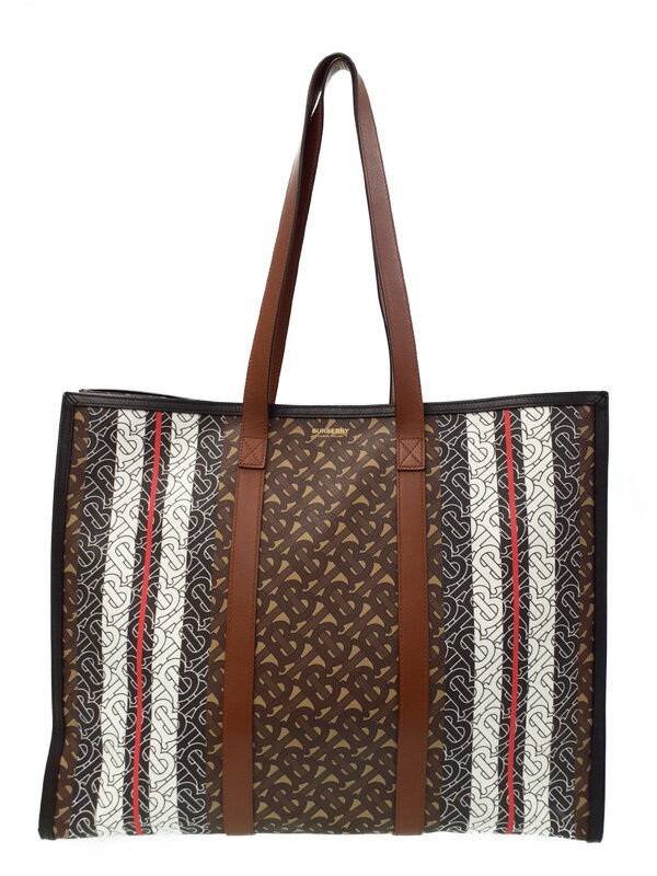 BURBERRY】バーバリー『モノグラム ストライプ Eキャンバス BURBERRY】バーバリー『モノグラム ストライプ Eキャンバス
