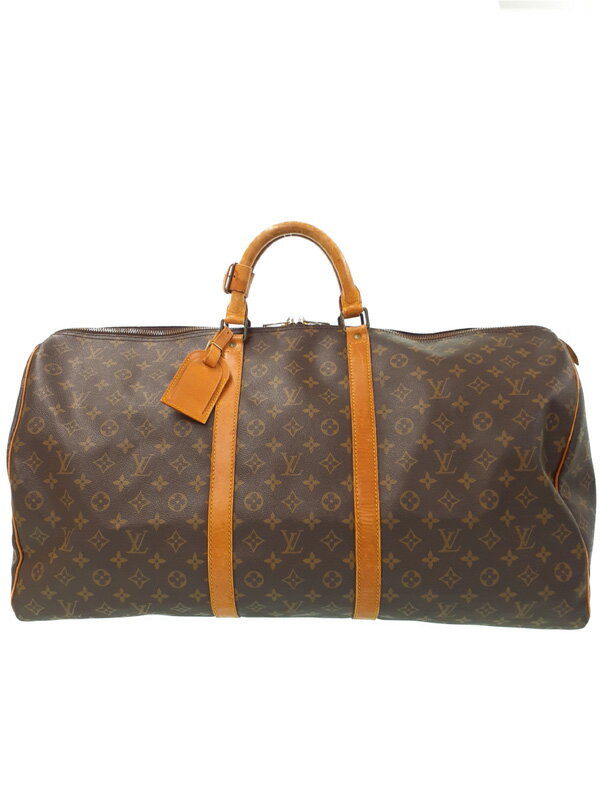 【LOUIS VUITTON】ルイヴィトン『モノグラム キーポル60』M41422 メンズ レディース ボストンバッグ 1週間保証【中古】