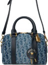 【Christian Dior】クリスチャンディオール『デニム ディオール オブリーク ディオール グルーヴ20 バッグ スモール』M1364UDCE_M49E...