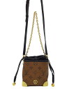 【LOUIS VUITTON】ルイヴィトン『モノグラム リバース ノエ パース LVチャーム』M82885 レディース 2WAYバッグ 1週間保証【中古】
