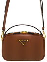 【PRADA】プラダ『オデット レザー ミニバッグ』1BH203 レディース 2WAYバッグ 1週間保証【中古】