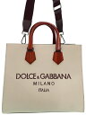 【DOLCE&GABBANA】ドルチェアンドガッバーナ『2WAY ショッピング トートバッグ』メンズ レディース 2WAYバッグ 1週間保証【中古】