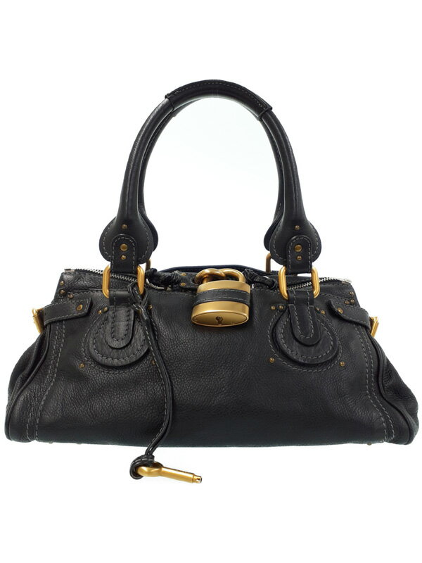 美品 クロエ 賄っ Chloe ミニパディントン バッグ 黒 美品 クロエ 賄っ Chloe ミニパディントン バッグ 黒