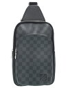 【LOUIS VUITTON】ルイヴィトン『ダミエ グラフィット アヴェニュー スリングバッグ』N45302 メンズ ボディバッグ 1週間保証【中古】
