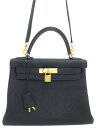 【HERMES】エルメス『ケリー28 内縫い』□K刻印 2007年製 レディース 2WAYバッグ 1週間保証【中古】