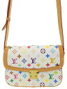 【LOUIS VUITTON】ルイヴィトン『モノグラム マルチカラー ソローニュ』M92661 レディース ショルダーバッグ 1週間保証【中古】