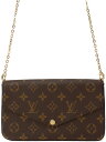 【LOUIS VUITTON】ルイヴィトン『モノグラム ポシェット フェリシー』M81896 レディース 2WAYバッグ 1週間保証【中古】