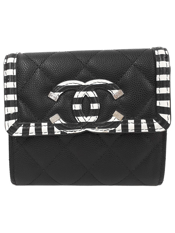 楽天市場】chanel/ccフィリグリー /ラウンドファスナー 長財布 楽天市場】chanel/ccフィリグリー /ラウンドファスナー 長財布