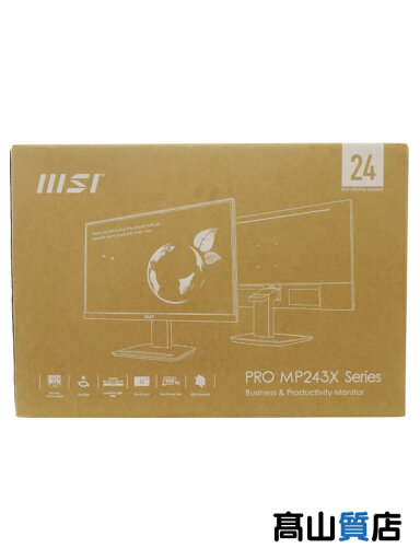 【MSI】【未使用品】『Business Productivity Monitors』PRO MP243XW PC周辺機器 1週間保証【中古】 【MSI】【未使用品】『Business Productivity Monitors』PRO MP243XW PC周辺機器 1週間保証【中古】