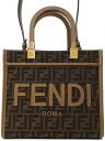 【FENDI】フェンディ『サンシャイン スモール ショッパー』8BH394 レディース 2WAYバッグ 1週間保証【中古】