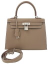 【HERMES】エルメス『ケリー25 外縫い』B刻印 2023年製 レディース 2WAYバッグ 1週間保証【中古】