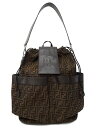 【FENDI】フェンディ『フェンディ ストライク ズッカ柄 ラージ バックパック』7VZ056 メンズ 2WAYバッグ 1週間保証【中古】