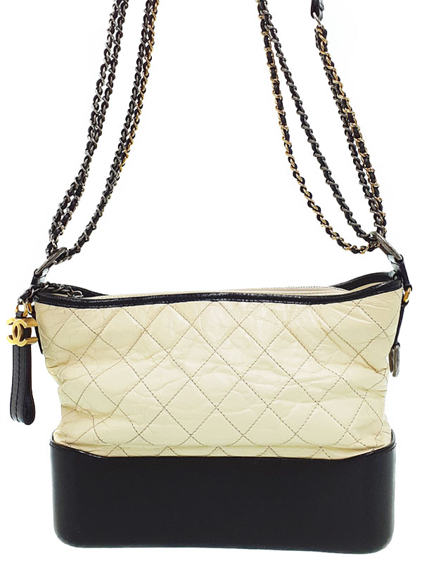 【CHANEL】シャネル『ガブリエル ドゥ シャネル ラージ ホーボーバッグ』A93824 レディース チェーンショルダーバッグ 1週間保証【中古】