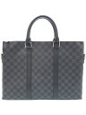 【LOUIS VUITTON】ルイヴィトン『ダミエ グラフィット アントン ブリーフケース』N40024 メンズ ビジネスバッグ 1週間保証【中古】