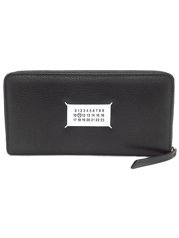 【Maison Margiela】メゾンマルジェラ『ジップアラウンドウォレット』S56UI0110 メンズ レディース ラウンドファスナー長財布 1週間保証【中古】