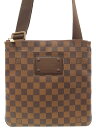 【LOUIS VUITTON】ルイヴィトン『ダミエ ポシェットプラット ブルックリン』N41100 メンズ ショルダーバッグ 1週間保証【中古】(4)
