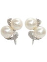 【MIKIMOTO】ミキモト『K14WG パール7.4~7.5mm イヤリング』1週間保証【中古】